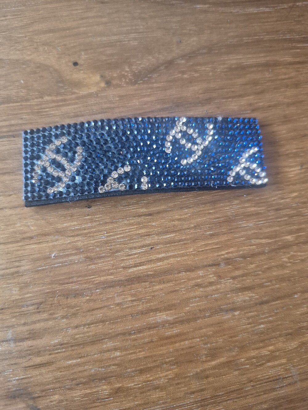 Black Crystal Embellished Women's Hair Barrette